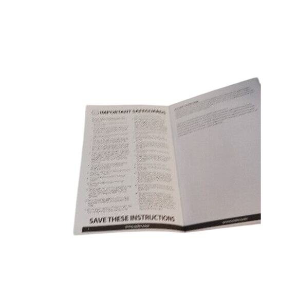 BOOKLET for Oster JusSimple 9000 SERIES Juice Extractor Instructions + Recipes - Picture 2 of 7